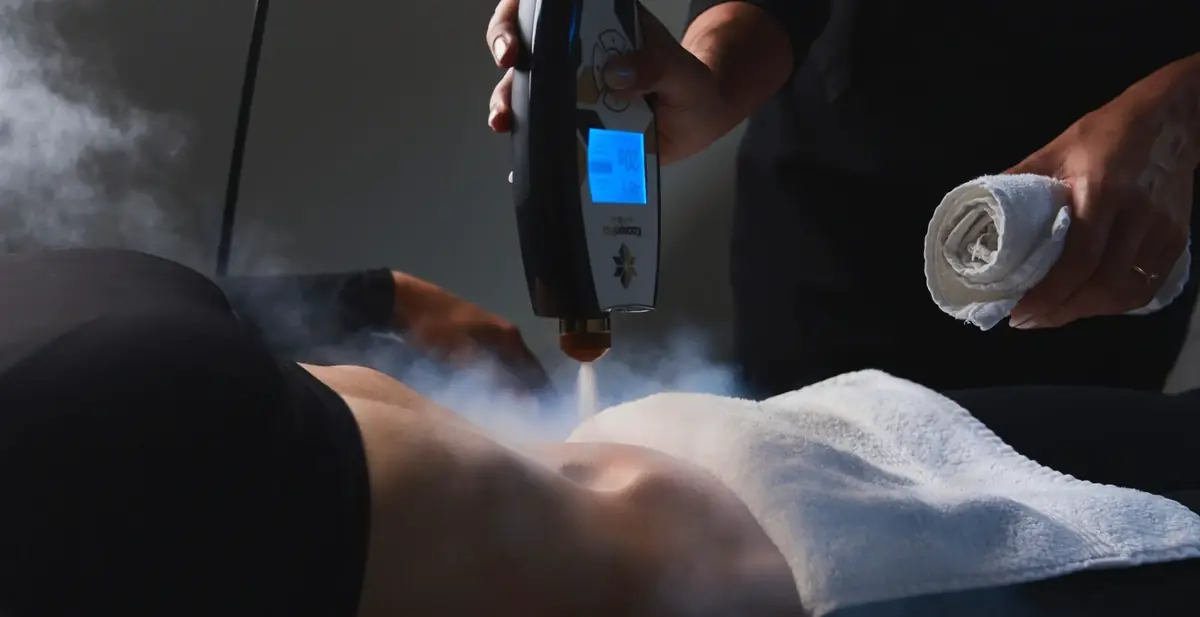 Localized cryotherapy treatment at Bel0 Cryotherapy in East Hanover NJ